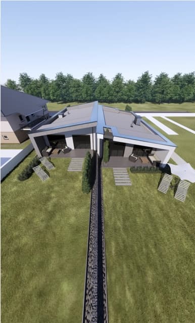 Moderná kancelária v minimalistickom štýle s elegantnými pracovnými stolmi a prírodnými materiálmi.